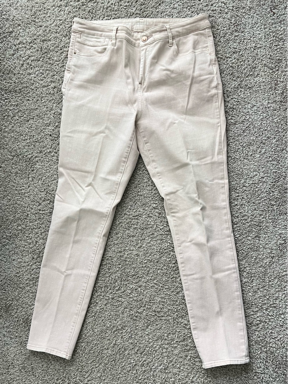 Chico's Skinny Jeans in Light Beige